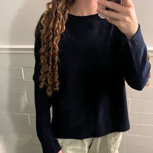 NWT Navy Cashmere Sweater